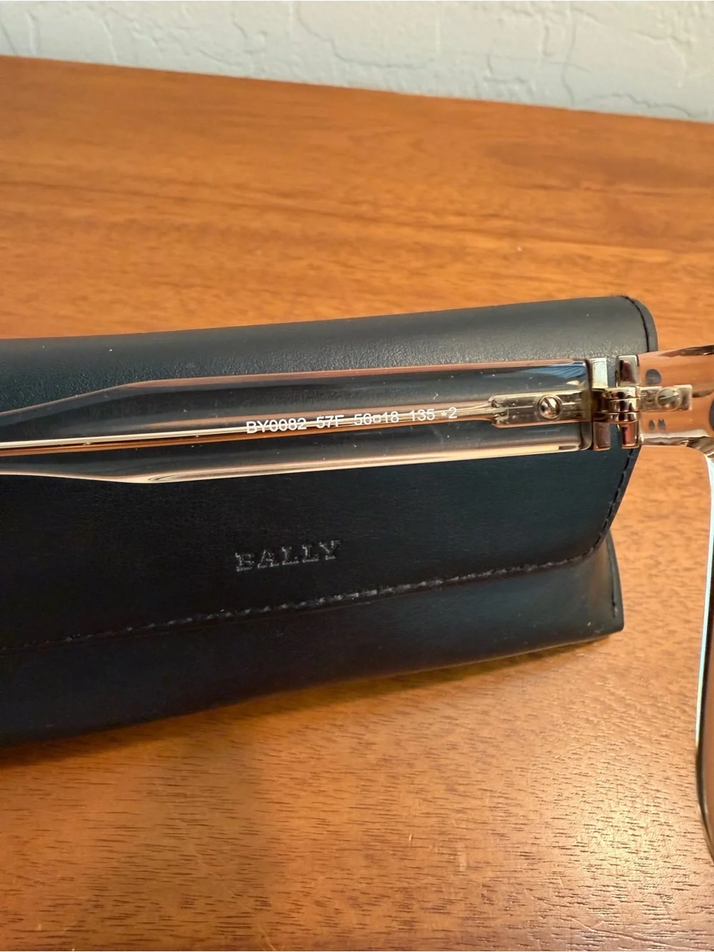 Bally Women’s 57F Transparent Frame Sunglasses w